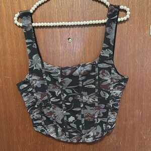 NWOT Free People Galaxy Corset Top